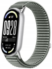 Pasek opaska RabbitMob do Xiaomi Mi Band 8/9/10, Oddychający, PREMIUM NYLON - Szałwiowy