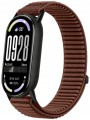 Pasek opaska RabbitMob do Xiaomi Mi Band 8/9/10, Oddychający, PREMIUM NYLON - , PREMIUM NYLON - Czekoladowy brąz