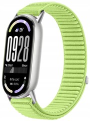 Pasek opaska RabbitMob do Xiaomi Mi Band 8/9/10, Oddychający, PREMIUM NYLON - Limonkowy
