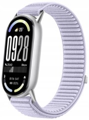 Pasek opaska RabbitMob do Xiaomi Mi Band 8/9/10, Oddychający, PREMIUM NYLON - Lawendowy