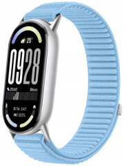 Pasek opaska RabbitMob do Xiaomi Mi Band 8/9/10, Oddychający, PREMIUM NYLON - Błękitny