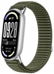Pasek opaska RabbitMob do Xiaomi Mi Band 8/9/10, Oddychający, PREMIUM NYLON - Oliwkowy