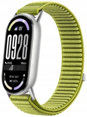 Pasek opaska RabbitMob do Xiaomi Mi Band 8/9/10, Oddychający, PREMIUM NYLON - Zielony