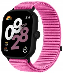 Pasek RabbitMob do Xiaomi Redmi Watch 4/5/6, Mi Band 8 Pro/9Pro, PREMIUM - Różowy