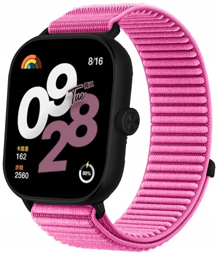 Pasek RabbitMob do Xiaomi Redmi Watch 4/5/6, Mi Band 8 Pro/9Pro, PREMIUM - Różowy
