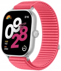 Pasek RabbitMob do Xiaomi Redmi Watch 4/5/6, Mi Band 8 Pro/9Pro, PREMIUM - Koralowy