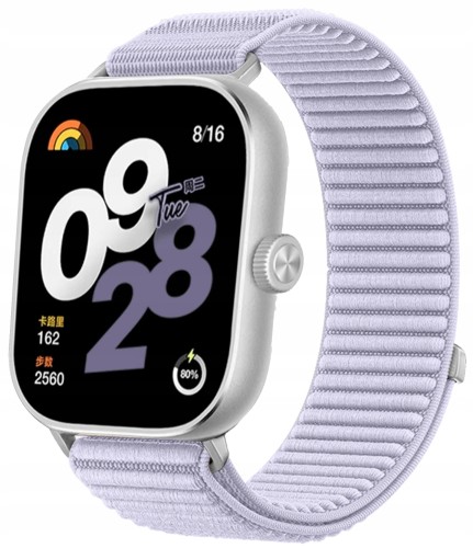 Pasek RabbitMob do Xiaomi Redmi Watch 4/5/6, Mi Band 8 Pro/9Pro, PREMIUM - Lawendowy