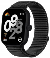 Pasek RabbitMob do Xiaomi Redmi Watch 4/5/6, Mi Band 8 Pro/9Pro, PREMIUM - Czarny