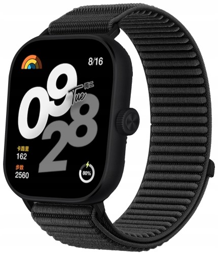 Pasek RabbitMob do Xiaomi Redmi Watch 4/5/6, Mi Band 8 Pro/9Pro, PREMIUM - Czarny