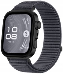 Pasek RabbitMob do Huawei Watch Fit 3/4/4 Pro, Oddychający, PREMIUM NYLON - Ciemnoszary