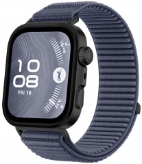 Pasek RabbitMob do Huawei Watch Fit 3/4/4 Pro, Oddychający, PREMIUM NYLON - Grafitowy