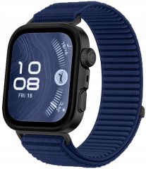 Pasek RabbitMob do Huawei Watch Fit 3/4/4 Pro, Oddychający, PREMIUM NYLON - Granatowy