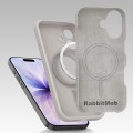 Etui RabbitMob do iPhone 17, Silikonowe PREMIUM, Case, Smukłe, do MagSafe - Beżowe