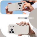 Etui RabbitMob do iPhone 17 Pro, Silikonowe PREMIUM, Case, do MagSafe - Beżowe