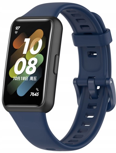 PASEK OPASKA BRANSOLETA RABBITMOB DO SMARTBAND HUAWEI BAND 7 - GRANATOWY