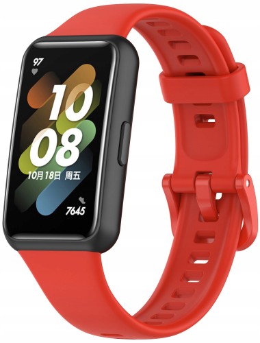 PASEK OPASKA BRANSOLETA RABBITMOB DO SMARTBAND HUAWEI BAND 7 - CZERWONY