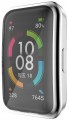 ETUI 2W1 Z OSŁONĄ NA EKRAN 360° DO SMARTBAND HUAWEI BAND 7 - SREBRNY