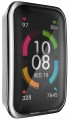 ETUI 2W1 Z OSŁONĄ NA EKRAN 360° DO SMARTBAND HUAWEI BAND 7 - SREBRNY