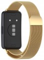Bransoleta pasek Milanese RabbiMob do Huawei Band 8/9/10 | Złoty