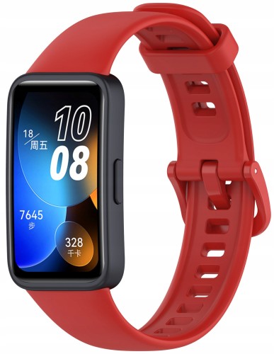Pasek opaska wymienna RabbitMob do Huawei Band 8/9/10 | Czerwony