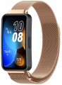 Bransoleta pasek Milanese RabbiMob do Huawei Band 8/9/10 | Różowe złoto
