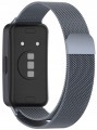 Bransoleta pasek Milanese RabbiMob do Huawei Band 8/9/10 | Grafitowy
