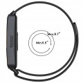 Bransoleta pasek Milanese RabbiMob do Huawei Band 8/9/10 | Grafitowy