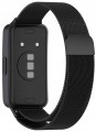Bransoleta pasek Milanese RabbiMob do Huawei Band 8/9/10 | Czarny