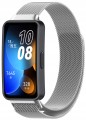Bransoleta pasek Milanese RabbiMob do Huawei Band 8/9/10 | Srebrny