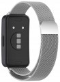 Bransoleta pasek Milanese RabbiMob do Huawei Band 8/9/10 | Srebrny