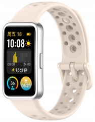 Opaska pasek perforowany RabbitMob do Huawei Band 8/9/10 | Beżowy