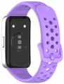 Opaska pasek perforowany RabbitMob do Huawei Band 8/9/10 | Fioletowy