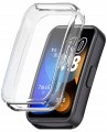 Pełne etui 360° RabbitMob Case 2w1 do Huawei Band 8/9/10 | Bezbarwny
