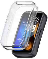 Pełne etui 360° RabbitMob Case 2w1 do Huawei Band 8/9/10 | Bezbarwny