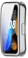 Pełne etui 360° RabbitMob Case 2w1 do Huawei Band 8/9/10 | Srebrny