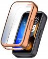 Pełne etui 360° RabbitMob Case 2w1 do Huawei Band 8/9/10 | Różowe złoto