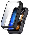 Pełne etui 360° RabbitMob Case 2w1 do Huawei Band 8/9/10 | Czarny