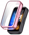 Pełne etui 360° RabbitMob Case 2w1 do Huawei Band 8/9/10 | Różowy