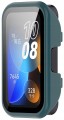 Etui ochronne + SZKŁO HARTOWANE 2w1 do Huawei Band 8/9/10 | Zielony