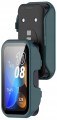 Etui ochronne + SZKŁO HARTOWANE 2w1 do Huawei Band 8/9/10 | Zielony
