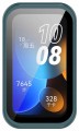 Etui ochronne + SZKŁO HARTOWANE 2w1 do Huawei Band 8/9/10 | Zielony