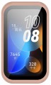 Etui ochronne + SZKŁO HARTOWANE 2w1 do Huawei Band 8/9/10 | Różowy