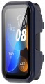 Etui ochronne + SZKŁO HARTOWANE 2w1 do Huawei Band 8/9/10 | Granatowy