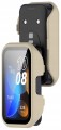Etui ochronne + SZKŁO HARTOWANE 2w1 do Huawei Band 8/9/10 | Kremowy