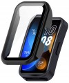 Etui ochronne + SZKŁO HARTOWANE 2w1 do Huawei Band 8/9/10 | Czarny