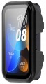 Etui ochronne + SZKŁO HARTOWANE 2w1 do Huawei Band 8/9/10 | Czarny