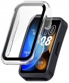 Etui ochronne + SZKŁO HARTOWANE 2w1 do Huawei Band 8/9/10 | Bezbarwny