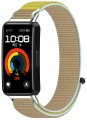 Pasek opaska Nylonowa RabbitMob do Huawei Band 8/9/10 | Kawowy