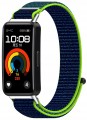 Pasek opaska Nylonowa RabbitMob do Huawei Band 8/9/10 | Limonkowy