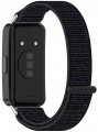 Pasek opaska Nylonowa RabbitMob do Huawei Band 8/9/10 | Czarny